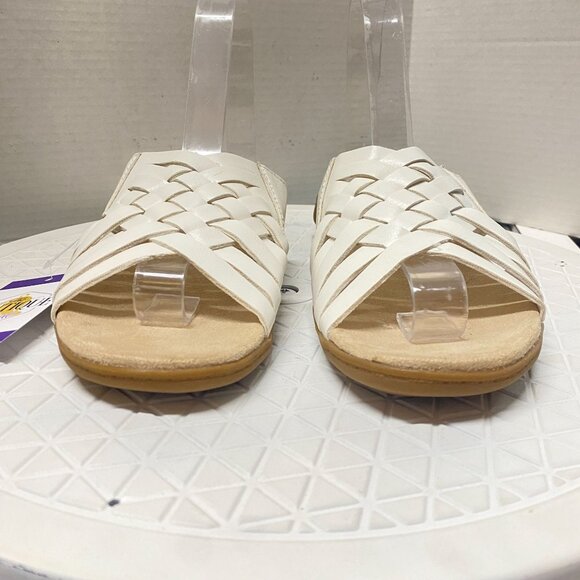 Kim Rogers Jovie Sandals White Womens 8 Ultra Comfort Technology Resort Vacation - Picture 3 of 12